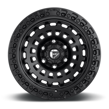 Aluminum 17X9 Zephyr D633 Matte Black Fuel Off Road Wheels-14
