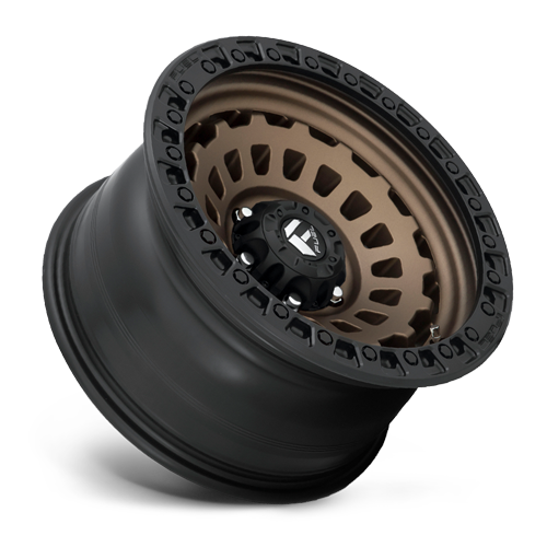 Aluminum 17X9 Zephyr D634 Matte Bronze W/Black Bead Ring Fuel Off Road Wheels-19