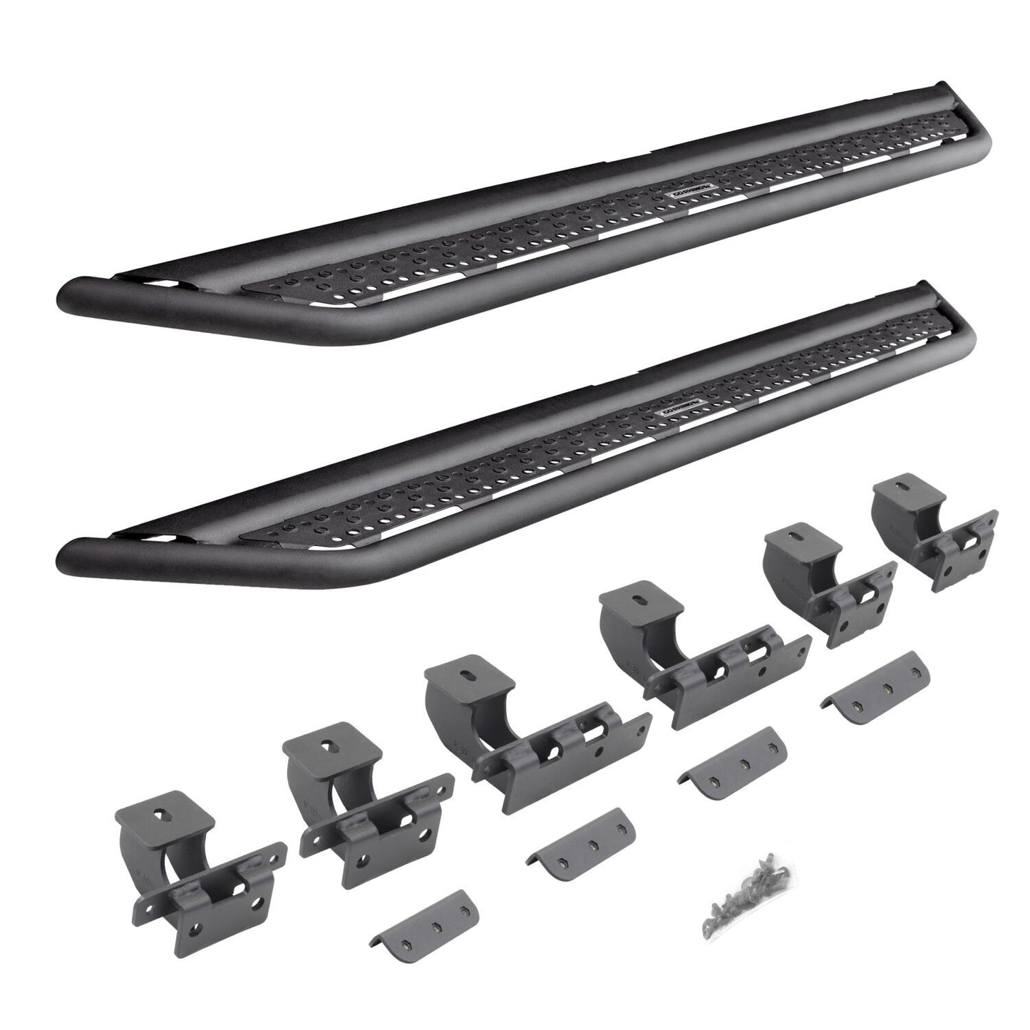 Dominator Xtreme D6 SideSteps With Mounting Bracket Kit Textured Black 2021-2026 Ford Bronco Sport Go Rhino-1