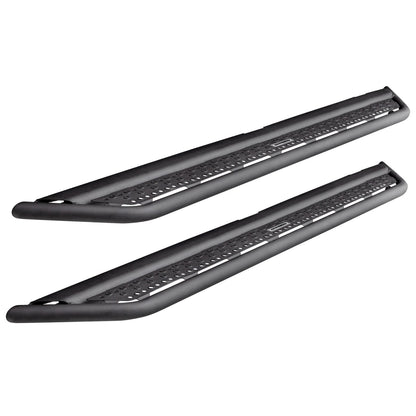 Dominator Xtreme D6 SideSteps With Mounting Bracket Kit Textured Black 2019-2026 Ram 1500 Go Rhino-2