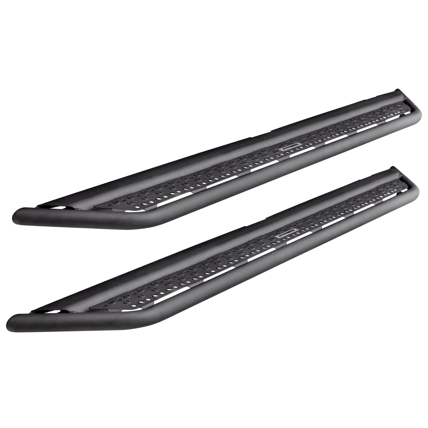 Dominator Xtreme D6 SideSteps With Mounting Bracket Kit Textured Black 2016-2024 Nissan TITAN XD 2017-2024 Nissan TITAN Go Rhino