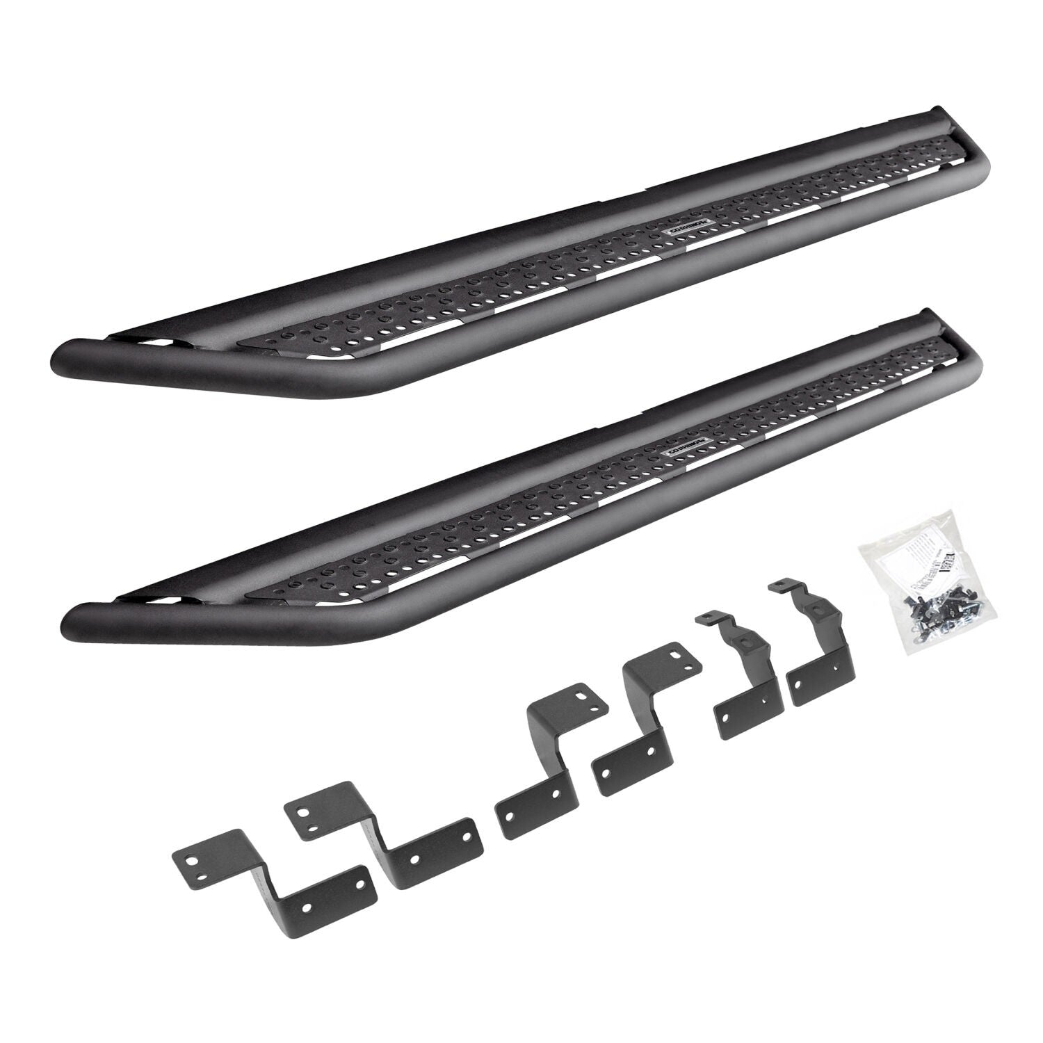 Dominator Xtreme D6 SideSteps W/ Bracket Kit Textured Black 2025-2026 Toyota 4Runner Go Rhino-1