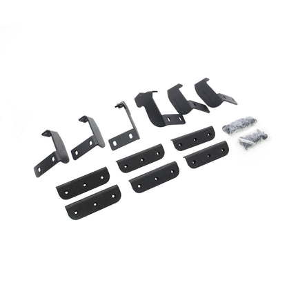 Dominator Xtreme D6 SideSteps With Mounting Bracket Kit Textured Black 2022-2026 Toyota Tundra Go Rhino