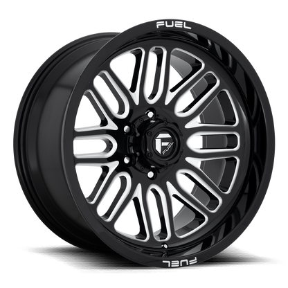 Aluminum 20X9 Ignite D662 Gloss Black Milled Fuel Off Road Wheels-3
