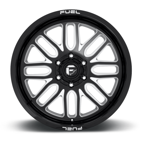 Aluminum 20X9 Ignite D662 Gloss Black Milled Fuel Off Road Wheels-5