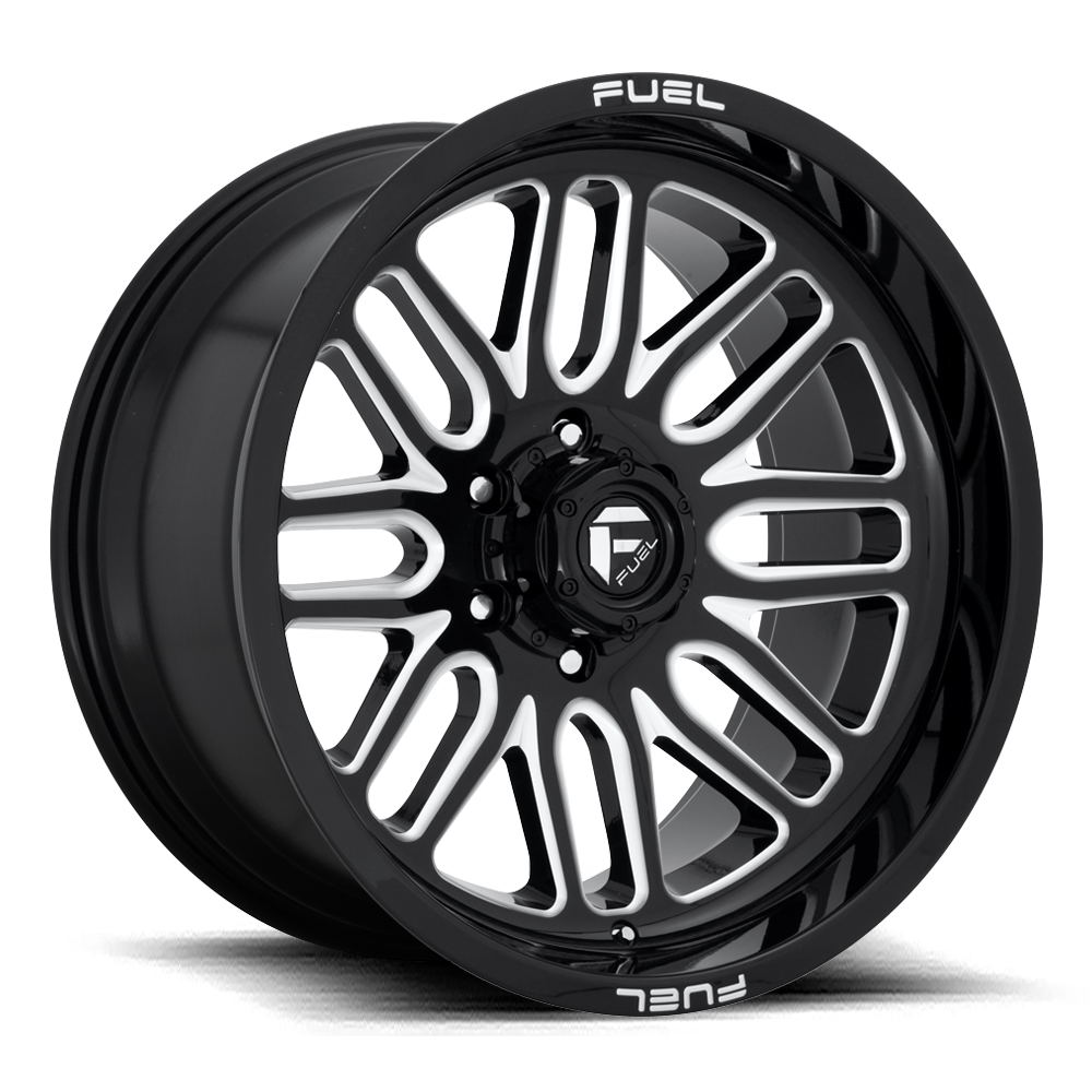 Aluminum 20X9 Ignite D662 Gloss Black Milled Fuel Off Road Wheels