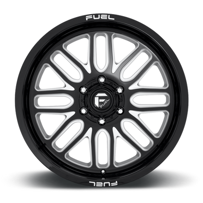 Aluminum 20X9 Ignite D662 Gloss Black Milled Fuel Off Road Wheels-2