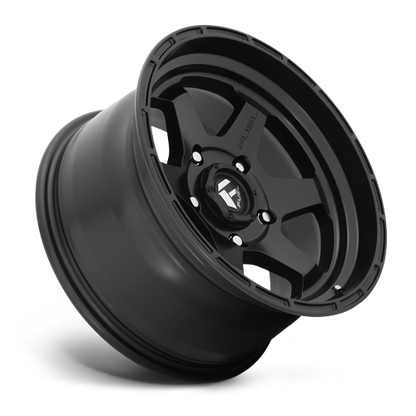 Aluminum 17X10 Shok D664 Matte Black Fuel Off Road Wheels-7