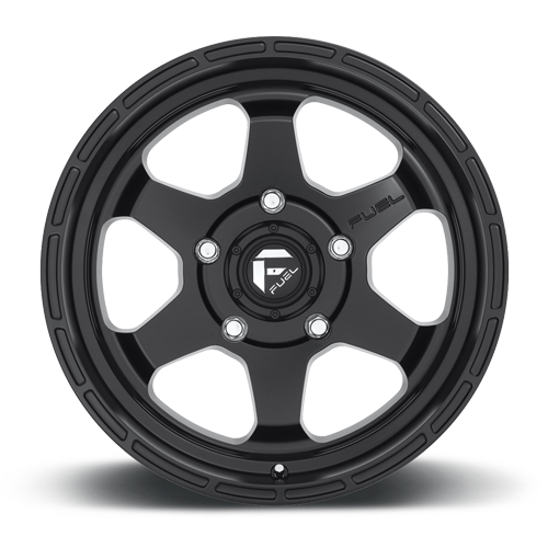 Aluminum 20X9 Shok D664 Matte Black Fuel Off Road Wheels-8