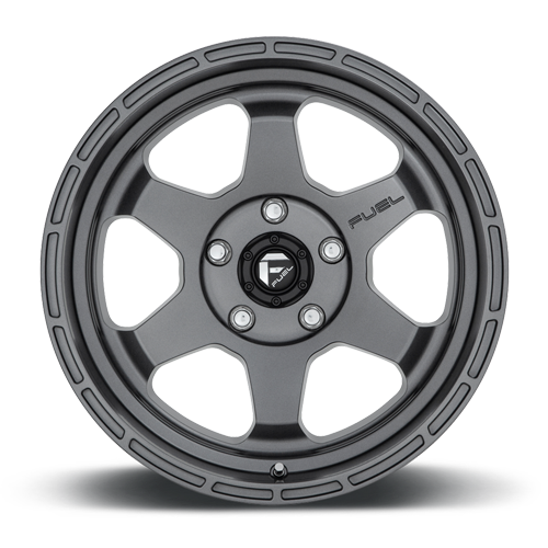 Aluminum 17X9 Shok D665 Matte Anthracite Gray Fuel Off Road Wheels-32