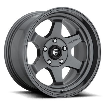 Aluminum 17X9 Shok D665 Matte Anthracite Gray Fuel Off Road Wheels-27