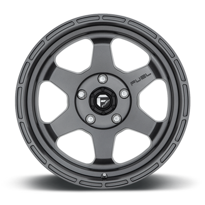 Aluminum 17X9 Shok D665 Matte Anthracite Gray Fuel Off Road Wheels-29