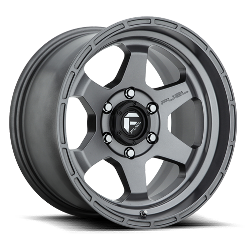Aluminum 17X9 Shok D665 Matte Anthracite Gray Fuel Off Road Wheels-15