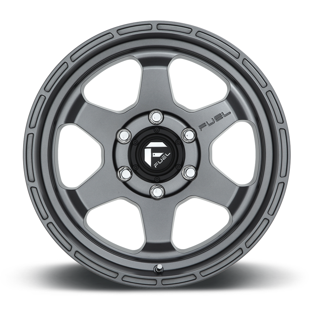 Aluminum 17X9 Shok D665 Matte Anthracite Gray Fuel Off Road Wheels-11
