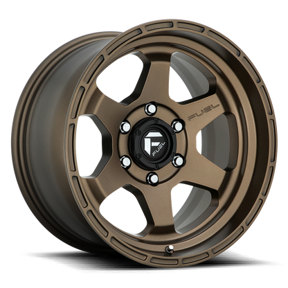 Aluminum 17X9 Shok D666 Matte Bronze Fuel Off Road Wheels-27