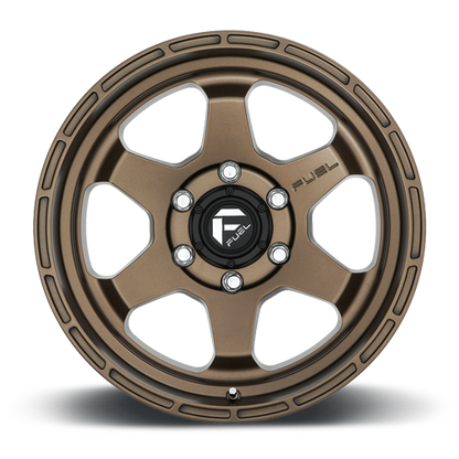 Aluminum 17X9 Shok D666 Matte Bronze Fuel Off Road Wheels-29