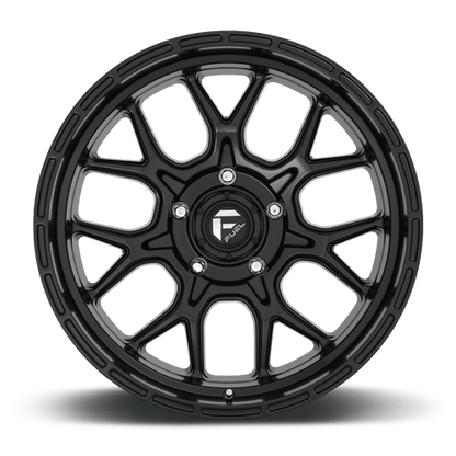 Aluminum 17X9 Tech D670 Matte Black Fuel Off Road Wheels-11