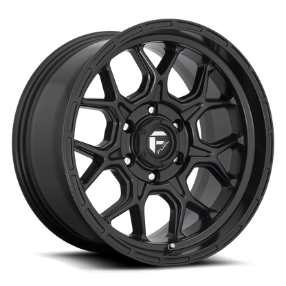 Aluminum 17X9 Tech D670 Matte Black Fuel Off Road Wheels-6
