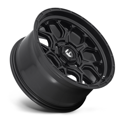 Aluminum 17X9 Tech D670 Matte Black Fuel Off Road Wheels-7