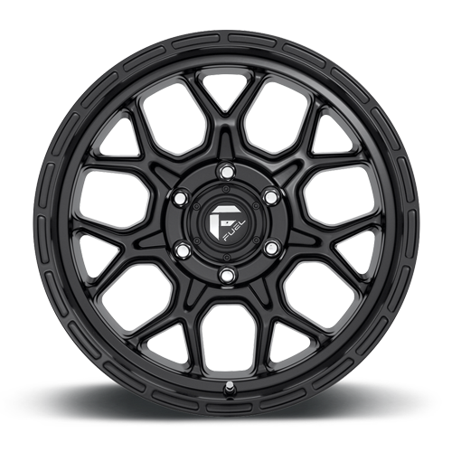 Aluminum 17X9 Tech D670 Matte Black Fuel Off Road Wheels-8
