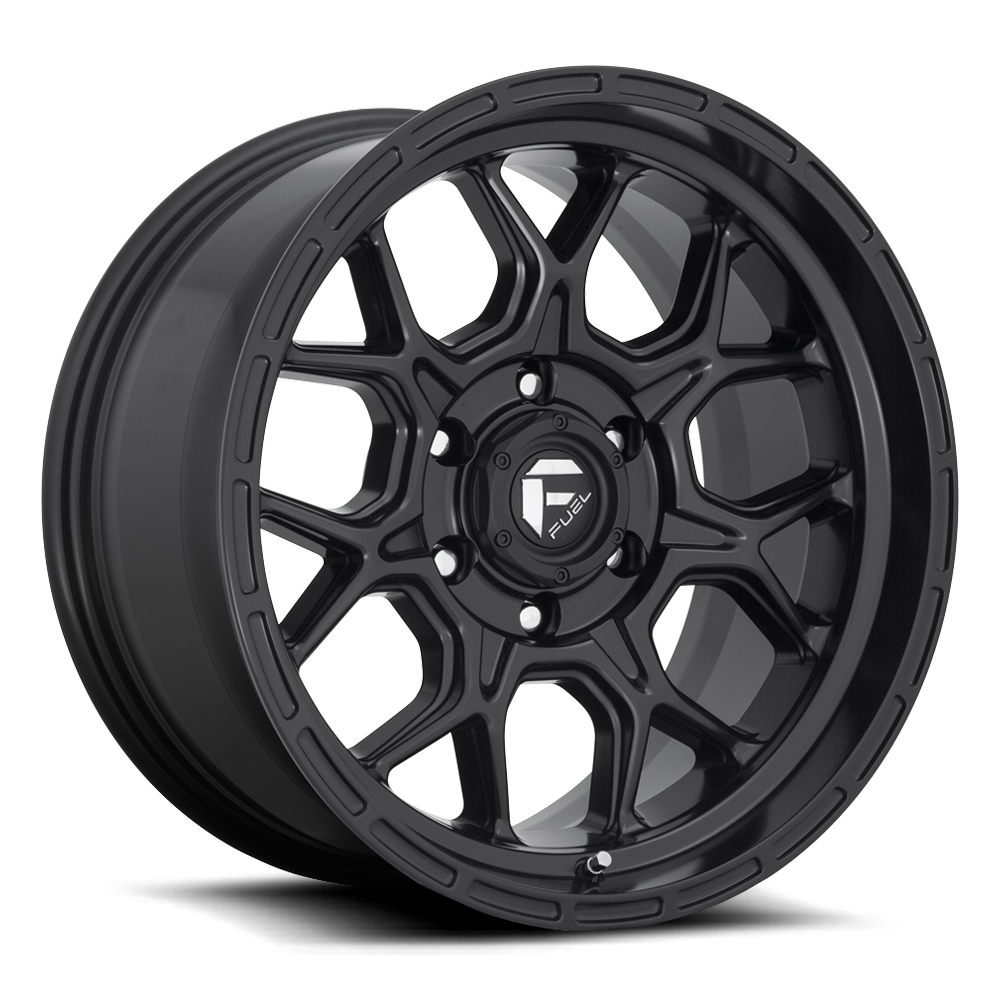 Aluminum 17X9 Tech D670 Matte Black Fuel Off Road Wheels-3