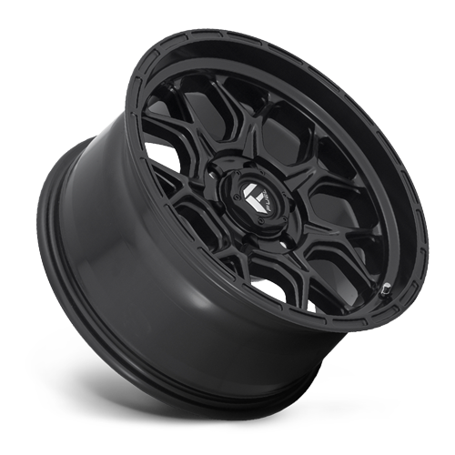 Aluminum 17X9 Tech D670 Matte Black Fuel Off Road Wheels-4