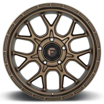 Aluminum 17X9 Tech D671 Matte Bronze Fuel Off Road Wheels-8