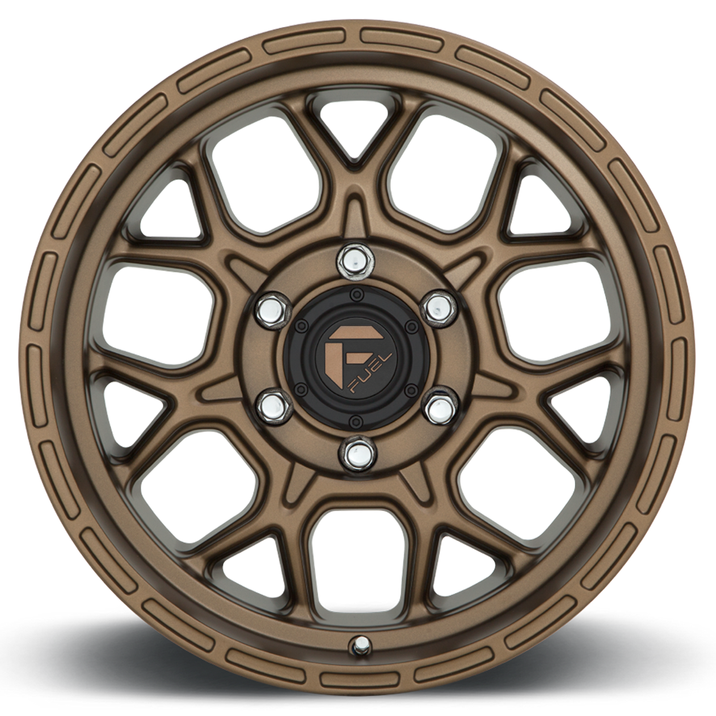 Aluminum 17X9 Tech D671 Matte Bronze Fuel Off Road Wheels-2