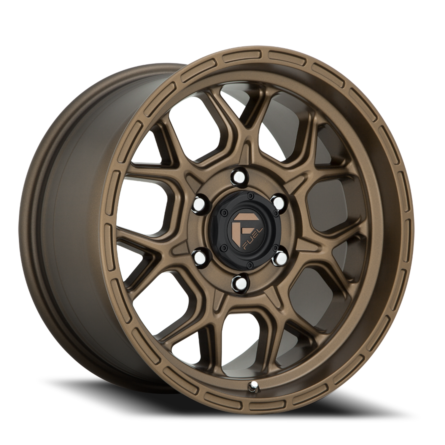 Aluminum 20X9 Tech D671 Matte Bronze Fuel Off Road Wheels