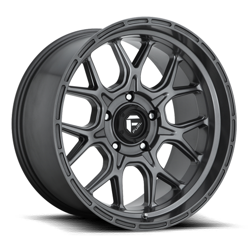 Aluminum 18X9 Tech D672 Matte Anthracite Gray Fuel Off Road Wheels-27