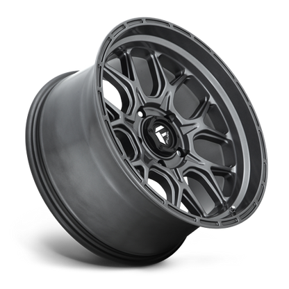 Aluminum 18X9 Tech D672 Matte Anthracite Gray Fuel Off Road Wheels-16