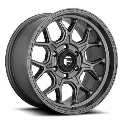 Aluminum 18X9 Tech D672 Matte Anthracite Gray Fuel Off Road Wheels-12