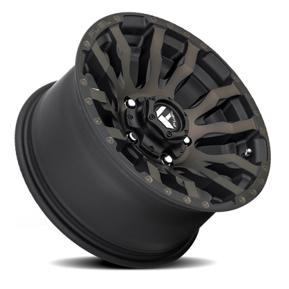 Aluminum 17X9 Blitz D674 Matte Black Double Dark Tint Fuel Off Road Wheels-25