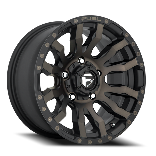 Aluminum 20X9 Blitz D674 Matte Black Double Dark Tint Fuel Off Road Wheels