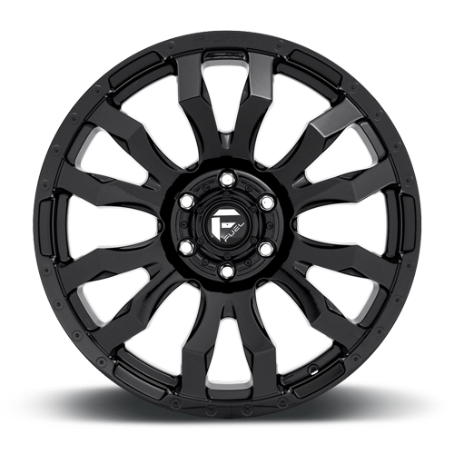 Aluminum 17X9 Blitz D675 Gloss Black Fuel Off Road Wheels-23