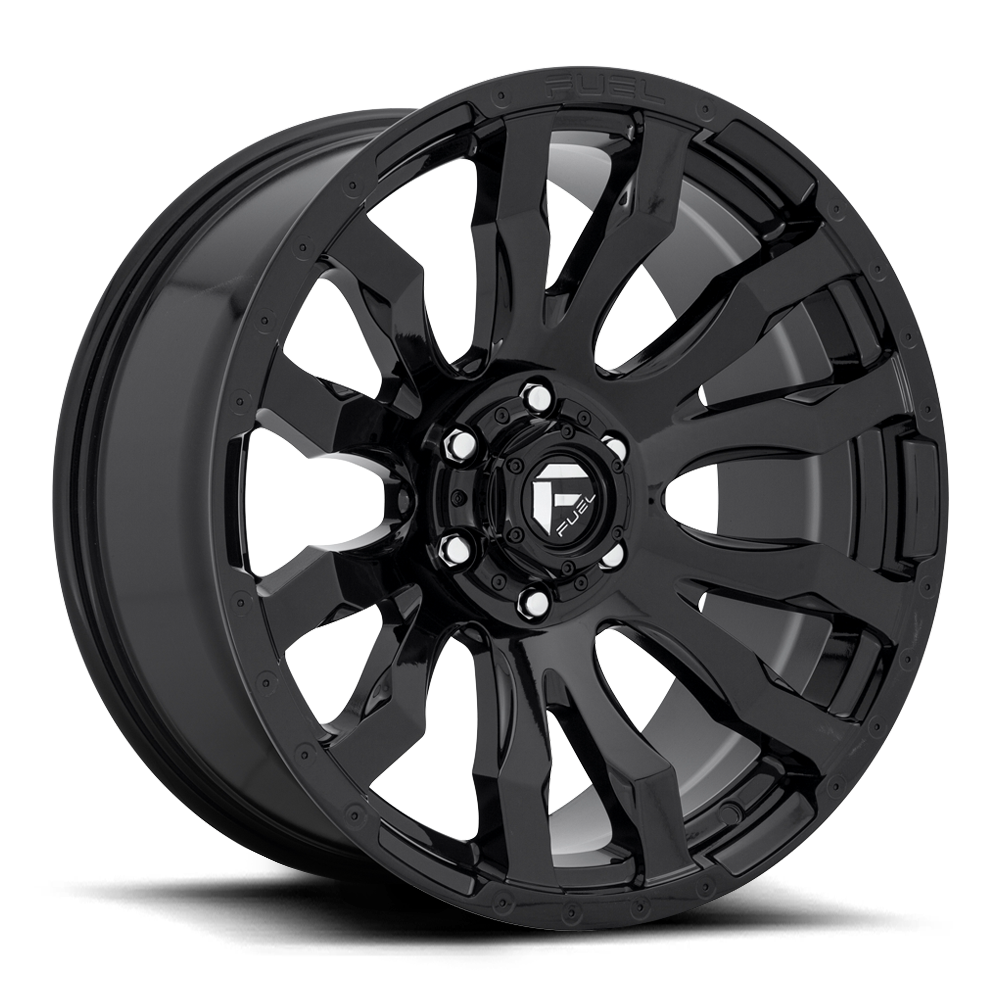 Aluminum 17X9 Blitz D675 Gloss Black Fuel Off Road Wheels-18