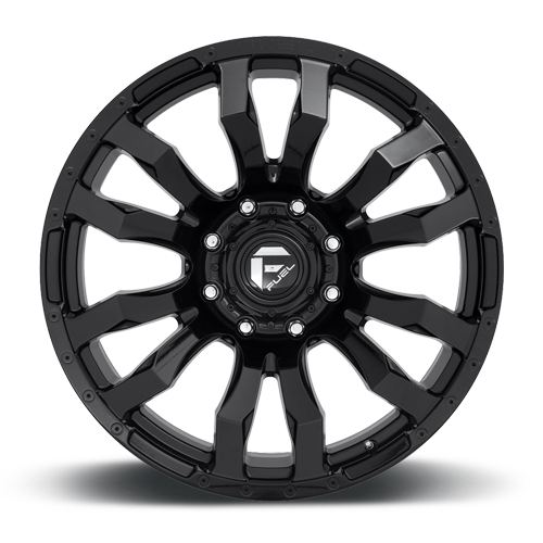 Aluminum 17X9 Blitz D675 Gloss Black Fuel Off Road Wheels-14
