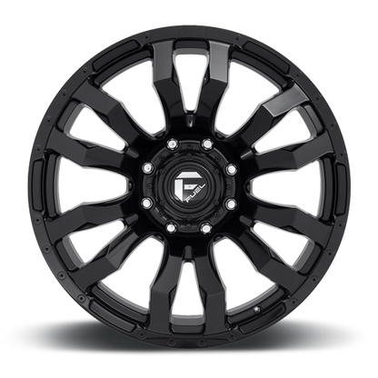 Aluminum 17X9 Blitz D675 Gloss Black Fuel Off Road Wheels-14
