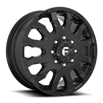Dually 20X8.25 Blitz Dually D675 Gloss Black Fuel Off Road Wheels-21