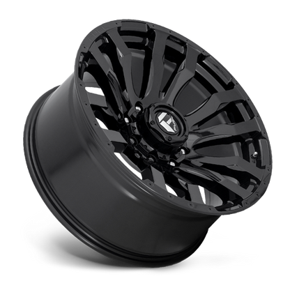 Aluminum 20X8.25 Blitz D675 Gloss Black Fuel Off Road Wheels-1