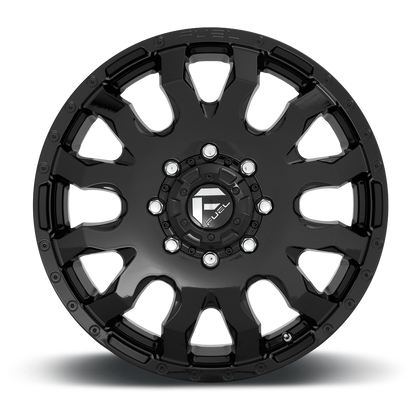 Dually 20X8.25 Blitz Dually D675 Gloss Black Fuel Off Road Wheels-17