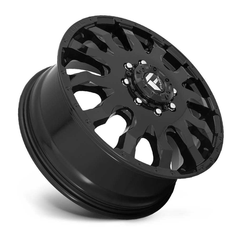 Dually 20X8.25 Blitz Dually D675 Gloss Black Fuel Off Road Wheels-7