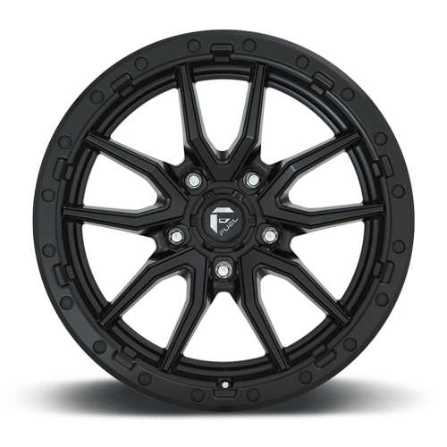Aluminum 17X9 Rebel D679 Matte Black Fuel Off Road Wheels-23