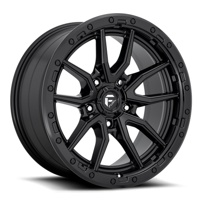 Aluminum 17X9 Rebel D679 Matte Black Fuel Off Road Wheels-18