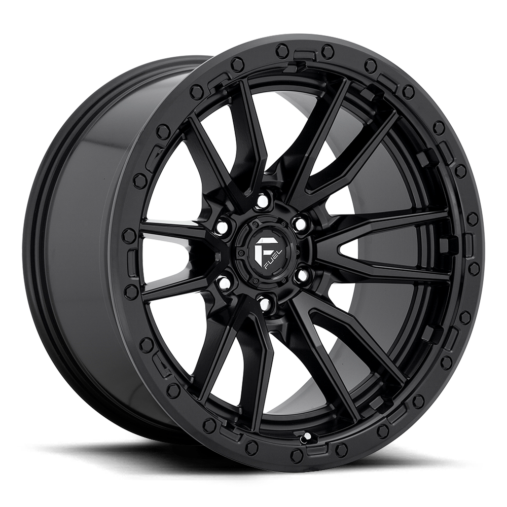 Aluminum 17X9 Rebel D679 Matte Black Fuel Off Road Wheels-15