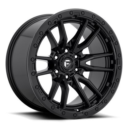 Aluminum 17X9 Rebel D679 Matte Black Fuel Off Road Wheels-6
