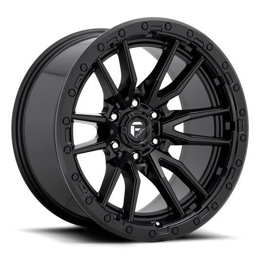 Aluminum 17X9 Rebel D679 Matte Black Fuel Off Road Wheels