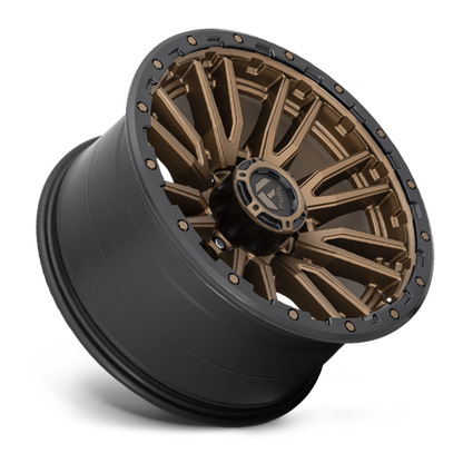 Aluminum 20X10 Rebel D681 Matte Bronze Black Bead Ring Fuel Off Road Wheels-22