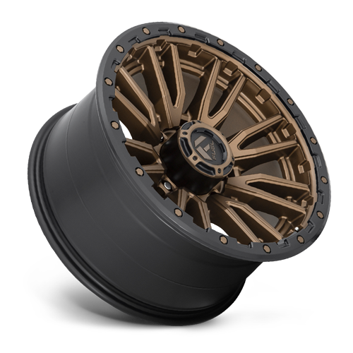 Aluminum 20X10 Rebel D681 Matte Bronze Black Bead Ring Fuel Off Road Wheels-10