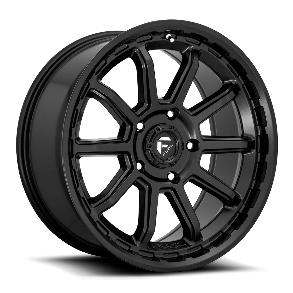 Aluminum 17X9 Torque D689 Black Fuel Off Road Wheels-15